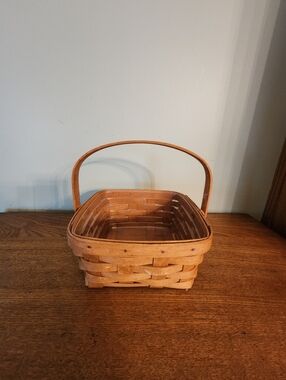 1993 Longaberger 7x7 Basket W/plastic Liner